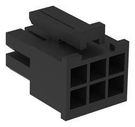 RECT PWR HOUSING, 6POS, 2ROW, CABLE