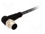 Connector: M12; plug; PIN: 4; male; A code-DeviceNet / CANopen; 10m 