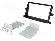 Radio frame; Mitsubishi; 2 DIN; black ACV