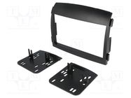 Radio frame; Hyundai; 2 DIN; black METRA