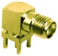 RF COAX CONN, R/A SMA JACK, 50 OHM
