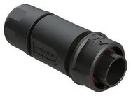 CIRCULAR CONN, PLUG, 10POS, CRIMP