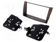 Radio frame; Hyundai; 2 DIN; black METRA