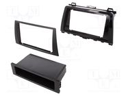 Radio frame; Mazda; 2 DIN; matt black,black gloss 