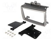 Radio frame; Hyundai; 2 DIN; silver ACV