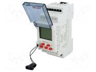 Programmable time switch; Range: 24h / 7days; SPDT; 24÷250VAC ZAMEL
