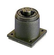 CIRCULAR CONNECTOR, RCPT, 4POS, SCREW