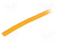 Polyester braid; ØBraid : 9.5mm; polyester; orange; -70÷125°C ALPHA WIRE