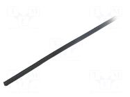 Braid; ØBraid : 3.18mm; polyester; black; -70÷125°C; UL94V-0 ALPHA WIRE