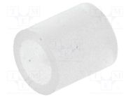 Spacer sleeve; LED; Øout: 5mm; ØLED: 5mm; L: 5.5mm; natural; UL94V-2 FIX&FASTEN