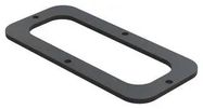 GASKET, 70POS, BLK, RCPT CONN