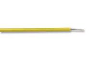 WIRE, PTFE, A, YELLOW, 1/0.4MM, 25M