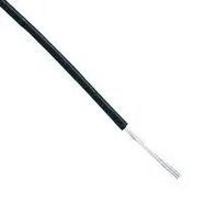 WIRE, PTFE, C, BLACK, 7/0.2MM, 25M