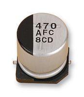 CAP, ALU ELEC, 680UF, 16V, SMD CAN