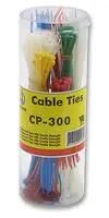 ASSORTED CABLE TIE, 300PC, NYLON6/6