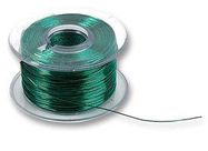 WIRE, 34M, 1/0.15MM, COPPER, GREEN, PK4