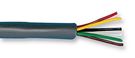 CABLE, 18AWG, 8 CORE, SLATE, 152.4M