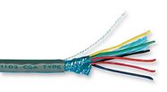 CABLE, 24AWG, 6 CORE, SLATE, 152.4M