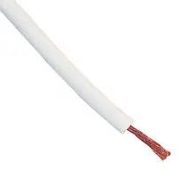 WIRE, SILIVOLT-1V, WHITE, 25M