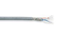 SHLD CABLE, 2PAIR, 24AWG, GREY, 153M