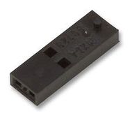 CONNECTOR HOUSING, RCPT, 15POS, 2.54MM