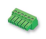 TERMINAL BLOCK, PLUGGABLE, 6POS, 16AWG