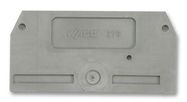 END PLATE, 6MM, GREY