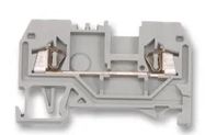 TERMINAL BLOCK, DIN RAIL, 2POS, 16AWG