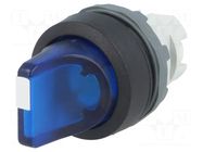 Switch: rotary; 22mm; Stabl.pos: 1; blue; MLB-1; IP66; prominent ABB