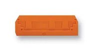 ENDPLATE, ORANGE, 2.5MM WIDE