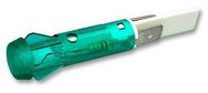 NEON INDICATOR, 250V, GREEN, 0.02A