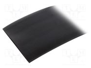 Heat shrink sleeve; 2: 1; 76.2mm; L: 0.15m; black; polyolefine ALPHA WIRE