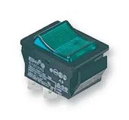 ROCKER SWITCH, DPST, 16A, 250VAC, PANEL