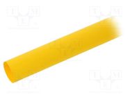 Heat shrink sleeve; 2: 1; 12.7mm; L: 1.2m; yellow; polyolefine ALPHA WIRE