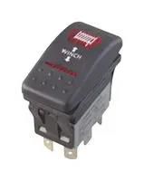 ROCKER SW, DPDT, 16A, 30VDC, PANEL