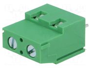 Connector: PCB terminal block; terminal; 16A; 300V; angled 90° ADAM TECH