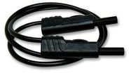 TEST LEAD, BLK, 1M, 60V, 16A