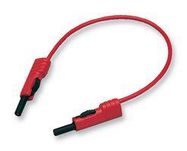 TEST LEAD, RED, 250MM, 60V, 16A