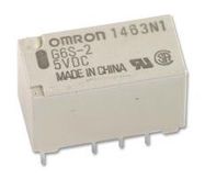 SIGNAL RELAY, DPDT, 3VDC, 2A, THT