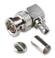 RF COAXIAL, BNC, RIGHT ANGLE PLUG, 75OHM