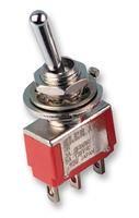 TOGGLE SWITCH, SP3T, 0.4VA, 20V, THT