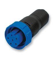 CIRCULAR CONNECTOR, PLUG, 10POS, CRIMP