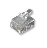 MODULAR, PLUG, CRIMP, RJ12, 6P6C