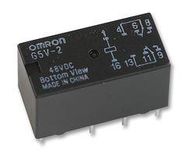 RELAY, SIGNAL, DPDT, 30VDC, 2A