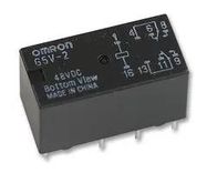 RELAY, SIGNAL, DPDT, 30VDC, 2A