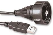 USB CABLE, 2.0, TYPE A PLUG-PLUG, 2M