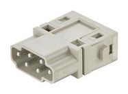 HEAVY DUTY MODULE, PLUG, 6POS, 16A