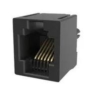 MODULAR CONN, 6P6C, JACK, CAT3, TH