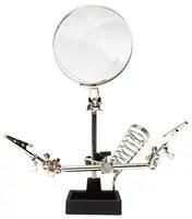 HELPING HAND & MAGNIFIER, SOLDERING IRON
