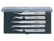 Kit: tweezers; SMD; 5pcs. LINDSTRÖM